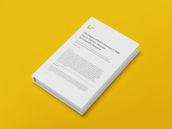 Cover image of LINUS NIH Report on yellow background